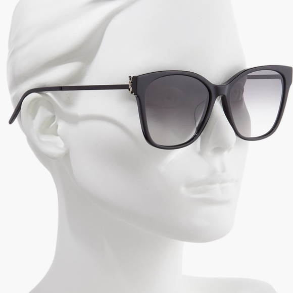 Saint Laurent 55mm Rectangular Sunglasses - Like New - Picture 3 of 6